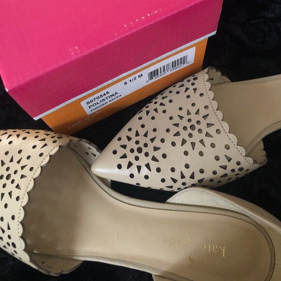 KATE SPADE - Polistina Powder Nappa Flats - Picture 4 of 9